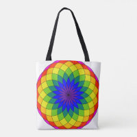 Rainbow Torus Tote Bag