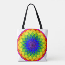 Rainbow Torus Tote Bag