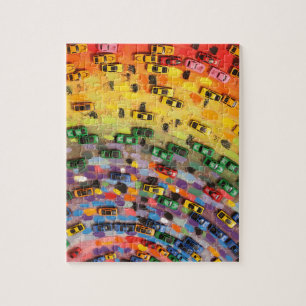 Rainbow Toy Cars Jigsaw Puzzle