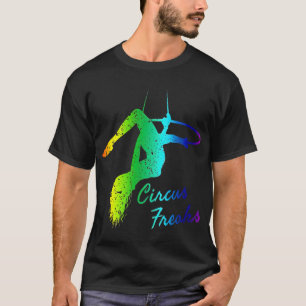 Rainbow Trapeze Artist Outfit for Girls Aerial T-Shirt
