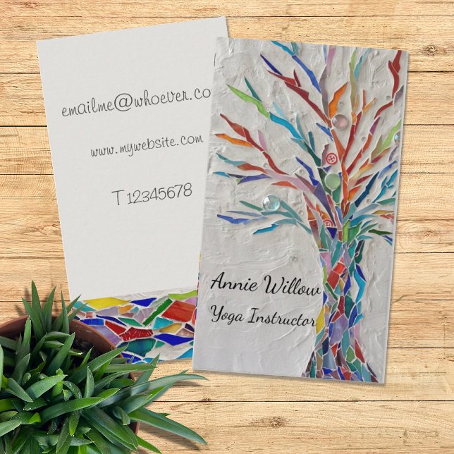 Rainbow Tree Business Card (Creator Uploaded)