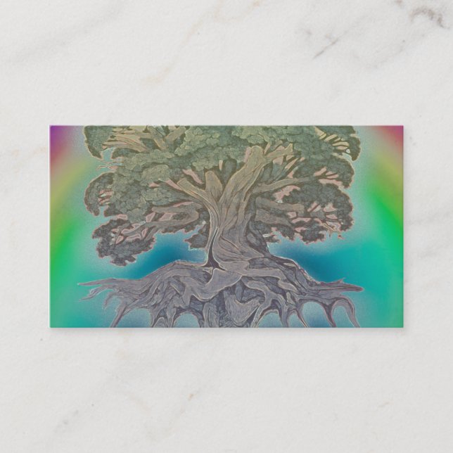 Rainbow Tree Business Card (Front)