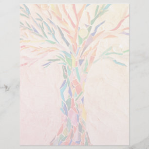 Rainbow Tree Custom Letterhead