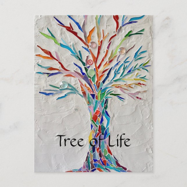 Rainbow Tree of Life Postcard (Front)