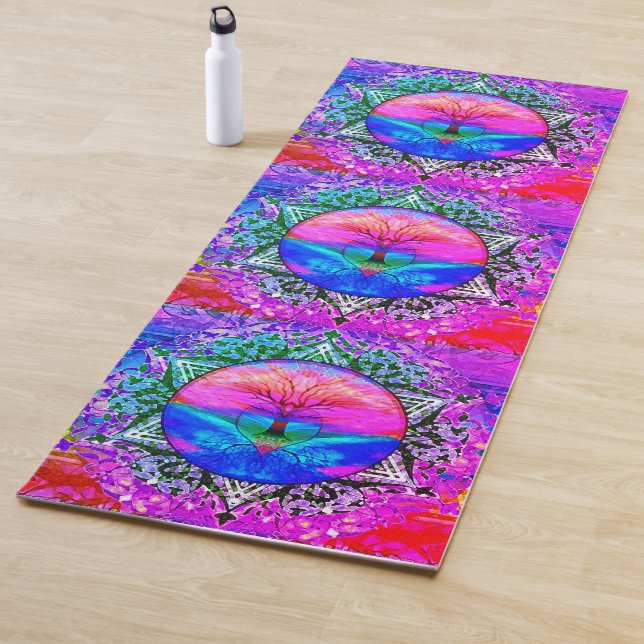 Rainbow Tree of Life Yoga Mat (In Situ)