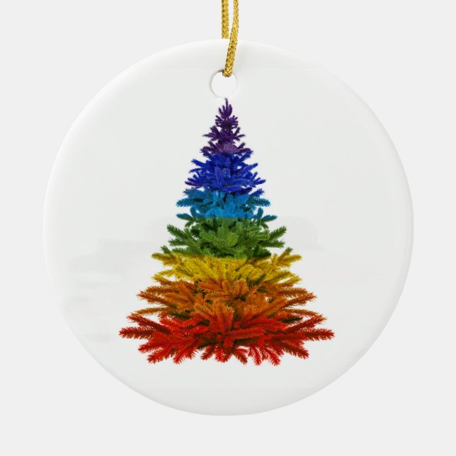 RAINBOW tree ornament (Front)