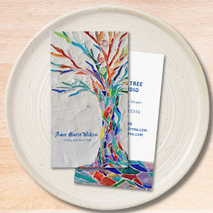 Rainbow Tree Yoga Instructor Business Card