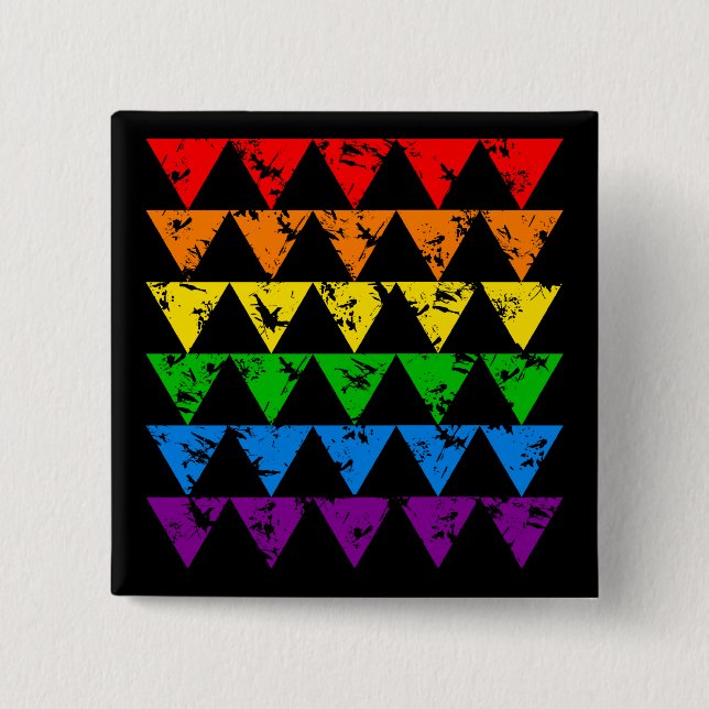Rainbow Triangles button (Front)