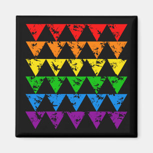 Rainbow Triangles magnet