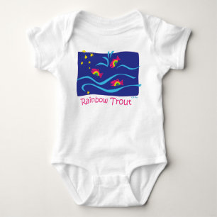 Rainbow Trout Baby Bodysuit