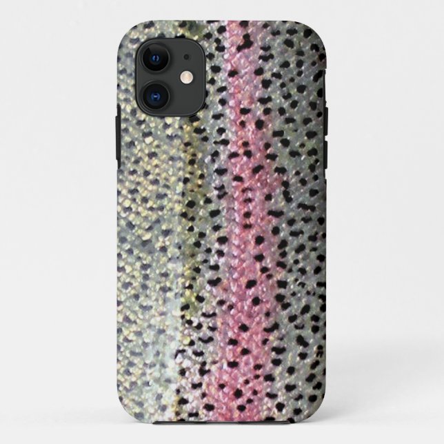 Rainbow Trout by Patternwear© Fly Fishing Case-Mate iPhone Case (Back)