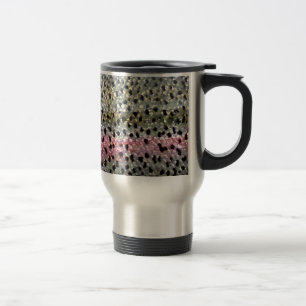 Rainbow Trout by PatternWear© Travel Mug