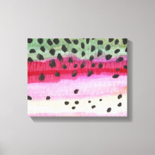 Rainbow Trout Canvas Print