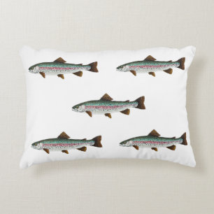 Rainbow Trout Decorative Cushion