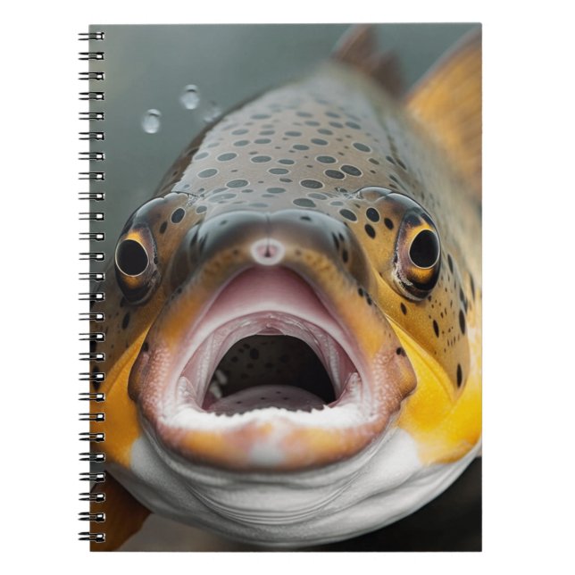 Rainbow Trout Fish  Notebook (Front)