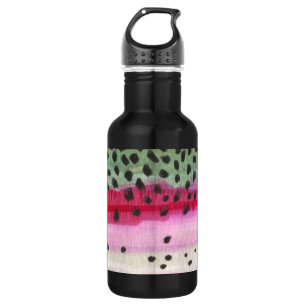 Rainbow Trout Fishing, Angling 532 Ml Water Bottle