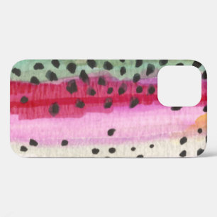 Rainbow Trout Fishing iPhone 12 Pro Case