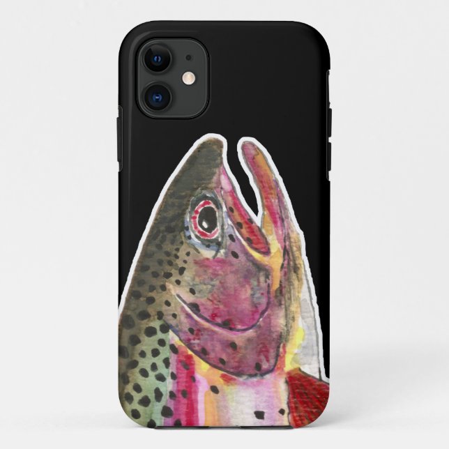 Rainbow Trout Fishing Case-Mate iPhone Case (Back)