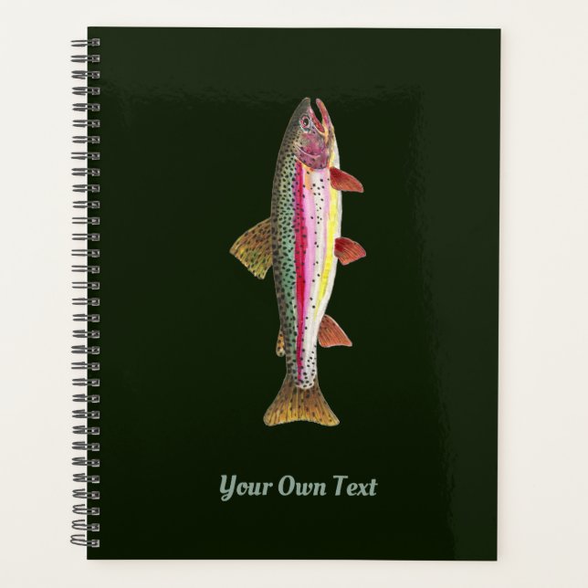 Rainbow Trout Fishing, Ichthyology Handsome Planner (Front)