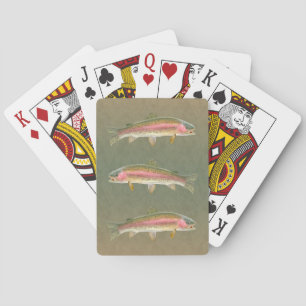 Rainbow Trout Fishing Playing Cards