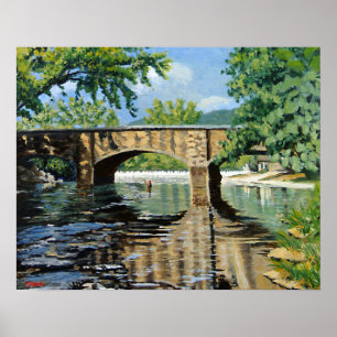 Rainbow Trout Fishing Poster