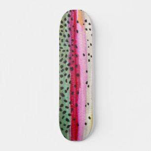Rainbow Trout Fishing Skateboard