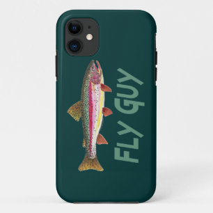 Rainbow Trout Fly Fishing iPhone 11 Case