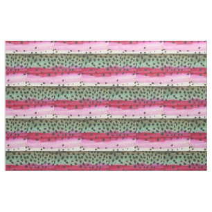 Rainbow Trout Fly Fishing Fabric