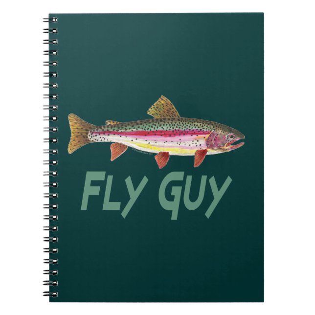 Rainbow Trout Fly FIshing Notebook (Front)