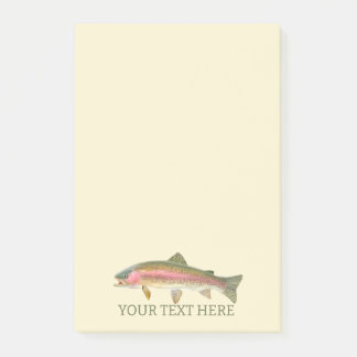 Rainbow Trout Fly Fishing Post-it Notes