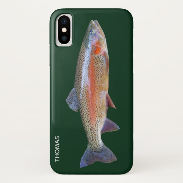 Rainbow Trout iPhone X Case (Back)