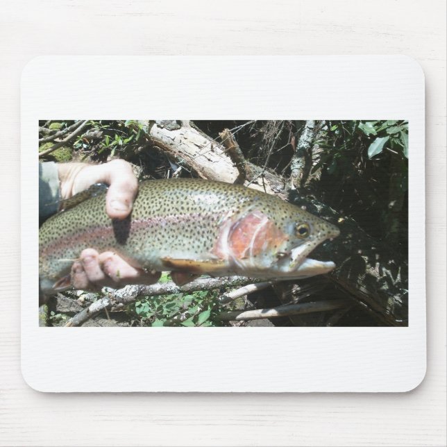 Rainbow trout mouse pad (Front)