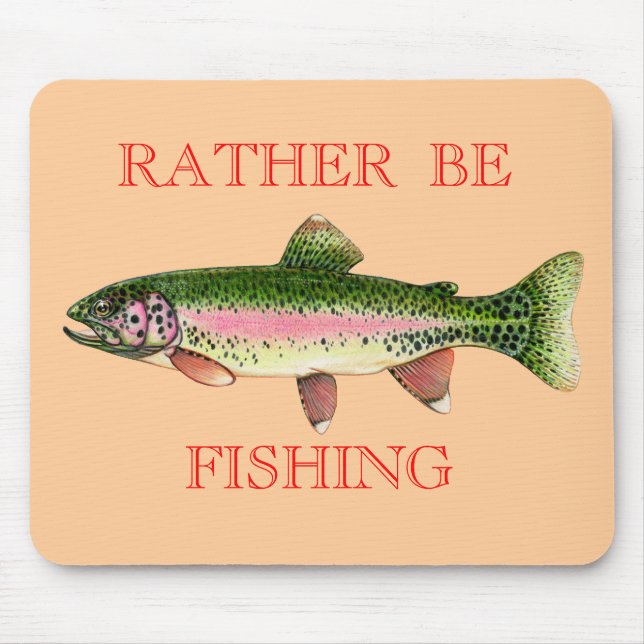 RAINBOW TROUT MOUSE PAD (Front)