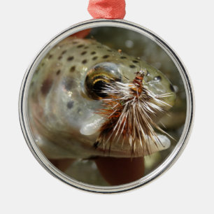 Rainbow Trout photo Metal Ornament