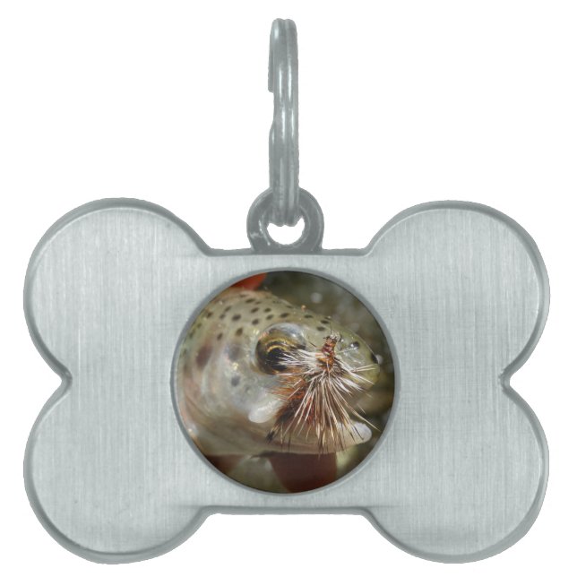 Rainbow Trout photo Pet ID Tag (Front)