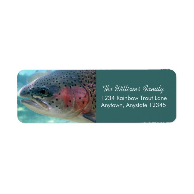 Rainbow Trout Return Address Labels (Front)