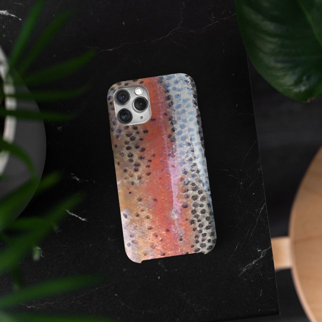 Rainbow Trout Skin Abstract Pattern Case-Mate iPhone Case (Creator Uploaded)