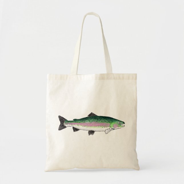 Rainbow Trout Tote Bag (Front)