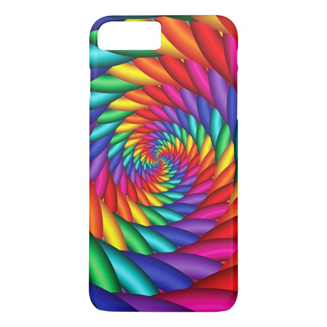 Rainbow Tunnel Twist Phone Case (Back)