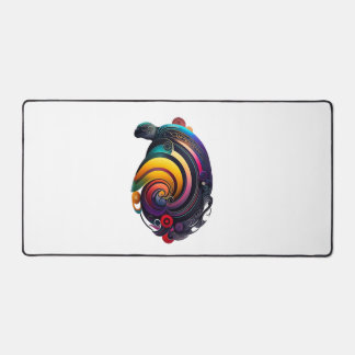 Rainbow Turtle Desk Mat