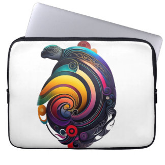 Rainbow Turtle Laptop Sleeve