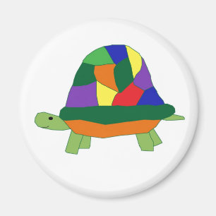 Rainbow Turtle magnet