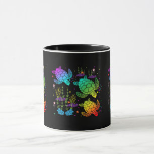 Rainbow Turtle Mug