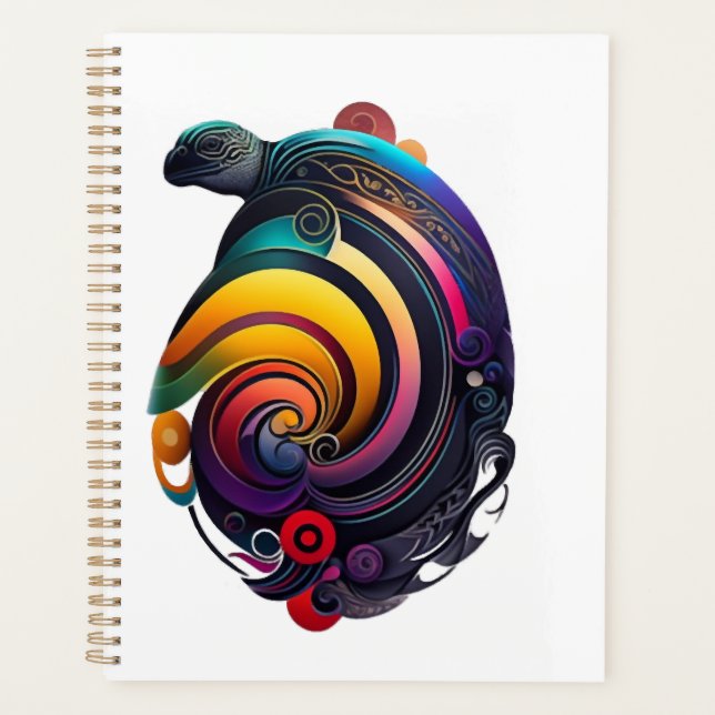 Rainbow Turtle Planner (Front)