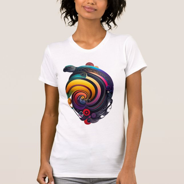 Rainbow Turtle T-Shirt (Front)