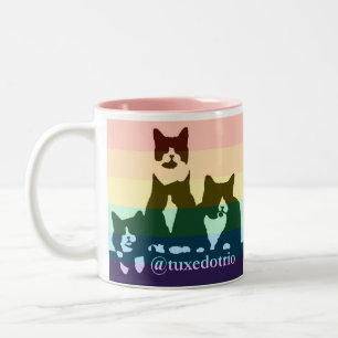 Rainbow TuxedoTrio mug