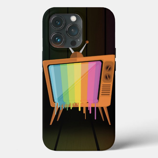 Rainbow TV  Case-Mate iPhone Case (Back)