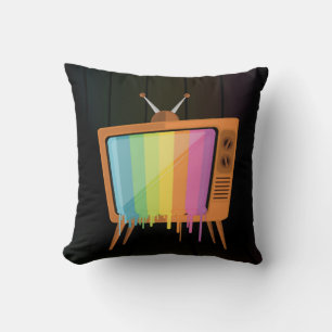 Rainbow TV Cushion