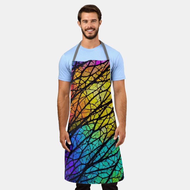 Rainbow Twigs Apron (Worn)