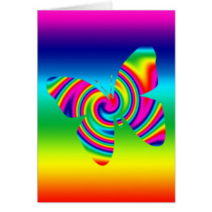 Rainbow Twirl Butterfly